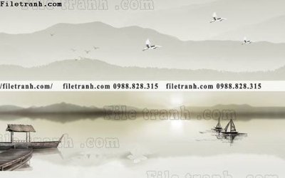 Tải file Phong canh thuy mac Trung Quoc 217 (ảnh gốc) in gạch men