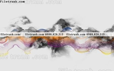 File tranh gốc Phong canh thuy mac Trung Quoc 262 (bản quyền) độc đáo