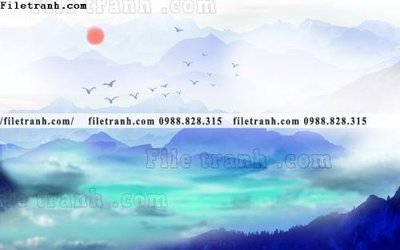 Tải file gốc Phong canh thuy mac Trung Quoc 294 (in khổ lớn) không mờ