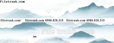 Tải file Phong canh thuy mac Trung Quoc 304 (PSD) cho in tranh kính