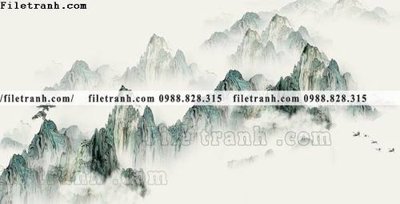 File gốc Phong canh thuy mac Trung Quoc 313 (cho in UV) siêu nét