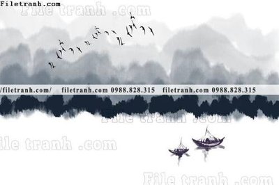 File gốc Phong canh thuy mac Trung Quoc 321 (trang trí) cho phòng khách