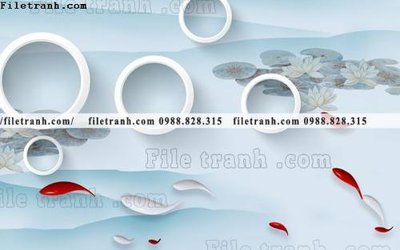 File tranh Phong canh thuy mac Trung Quoc 322 (bản gốc) in lụa dán tường