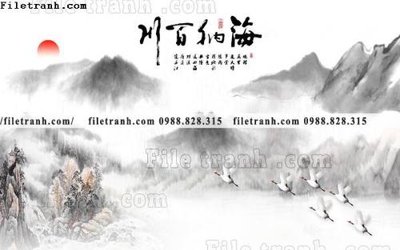 Download file gốc Phong canh thuy mac Trung Quoc 326 (dùng cho in ấn)