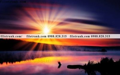 File tranh Phong canh thuy mac Trung Quoc 333 (bản gốc) trang trí văn phòng