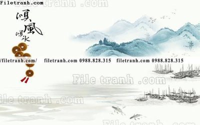 File gốc Phong canh thuy mac Trung Quoc 430 (in ấn) không giới hạn