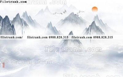 File gốc Phong canh thuy mac Trung Quoc 439 (in mica) làm quà tặng