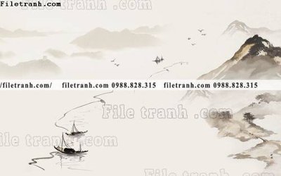 Ảnh gốc Phong canh thuy mac Trung Quoc 440 (siêu chi tiết) để in ấn