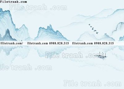 Download file tranh Phong canh thuy mac Trung Quoc 458 (file gốc PSD)