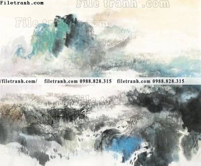 Ảnh gốc Phong canh thuy mac Trung Quoc 476 (độ nét cao) in mica