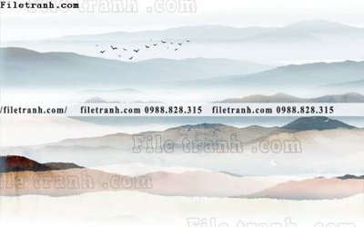 Chi tiết file tranh tráng gương Phong canh thuy mac Trung Quoc 489 (ảnh gốc)