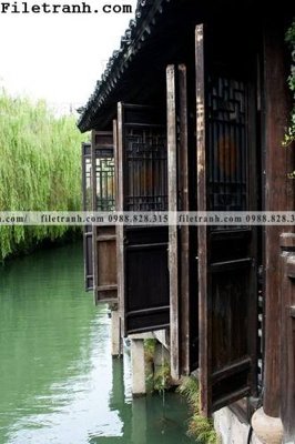 Download file gốc Phong canh toa nha co Zhang Jiangnan 108 (in mica) trang trí