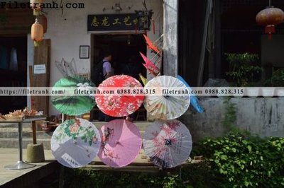 Tải xuống file tranh gốc Phong canh toa nha co Zhang Jiangnan 190 (PSD/TIFF)