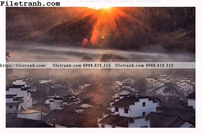 File in mica Phong canh toa nha co Zhang Jiangnan 198 (bản gốc) làm vách ngăn