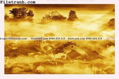 File tranh PSD Phong canh toa nha co Zhang Jiangnan 199 chất lượng cao