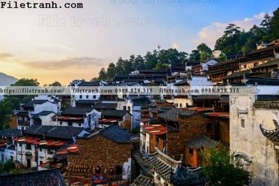 File tranh gốc Phong canh toa nha co Zhang Jiangnan 219 (bản quyền) Filetranh.com