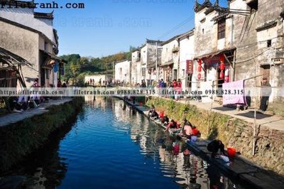 File tranh Phong canh toa nha co Zhang Jiangnan 228 (gốc) chủ đề thành phố