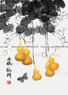 File tranh Phong tuc dan gian Trung Quoc moi 239 (gốc) chủ đề thiên nhiên