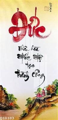 File in trần File gốc in tranh tổng hợp Q10103 (bản gốc 3D) sống động