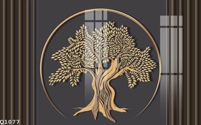 File in mica File gốc in tranh tổng hợp Q1077 (bản gốc) làm vách ngăn