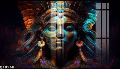 File gốc File gốc in tranh tổng hợp Q10968 (PSD/TIFF) độ phân giải cao