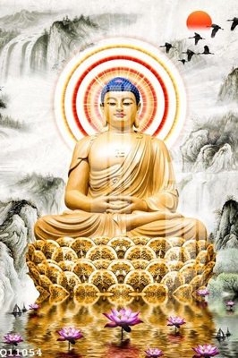 File in trần File gốc in tranh tổng hợp Q11054 (bản gốc) hoa văn