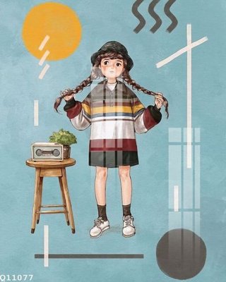 File in trần File gốc in tranh tổng hợp Q11077 (bản gốc) trời sao