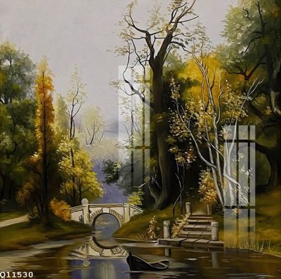 File gốc File gốc in tranh tổng hợp Q11530 (in lụa) trang trí tường