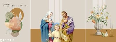 File in trần File gốc in tranh tổng hợp Q11718 (bản gốc) hoa văn