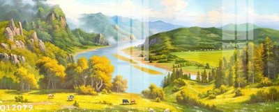 File gốc File gốc in tranh tổng hợp Q12079 (in tráng gương) ốp tường