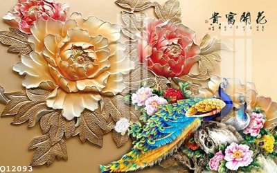 File tranh trang trí File gốc in tranh tổng hợp Q12093 (file gốc)