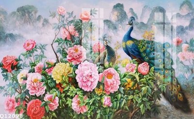 File gốc File gốc in tranh tổng hợp Q12098 (trang trí) cho phòng khách