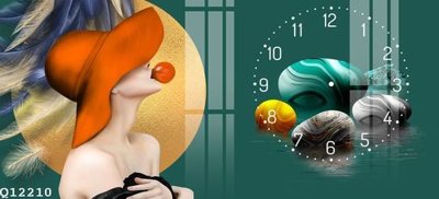 Ảnh gốc File gốc in tranh tổng hợp Q12210 (siêu chi tiết) để in ấn