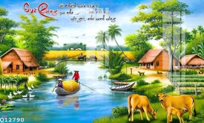 Ảnh gốc File gốc in tranh tổng hợp Q12790 (độ nét cao) in mica