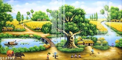 Ảnh gốc File gốc in tranh tổng hợp Q12792 (nét căng) in mica