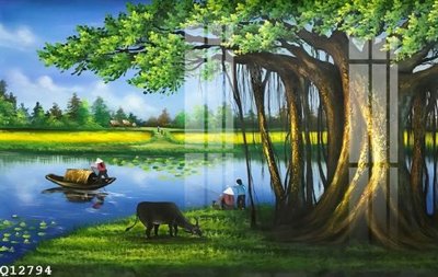 Chi tiết file gốc File gốc in tranh tổng hợp Q12794 (cho in tráng gương)