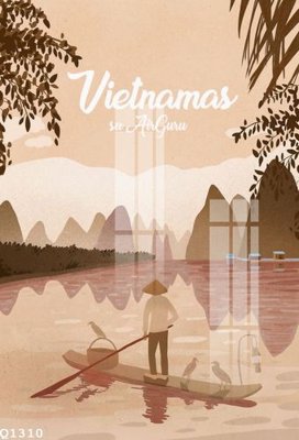 Ảnh gốc File gốc in tranh tổng hợp Q1310 (độ nét cao) in mica