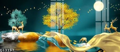 Tải file File gốc in tranh tổng hợp Q13197 (gốc) chủ đề hoa sen