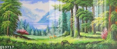 File gốc File gốc in tranh tổng hợp Q13717 (in lụa) tranh phong thủy