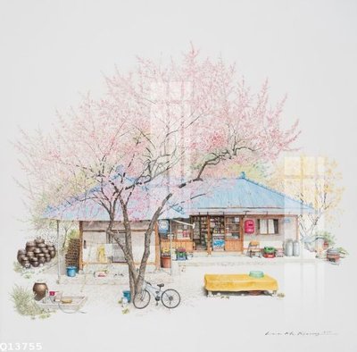 File tranh PSD File gốc in tranh tổng hợp Q13755 chất lượng cao