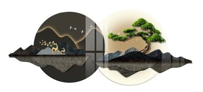 File gốc File gốc in tranh tổng hợp Q14153 (in lụa) trang trí tường