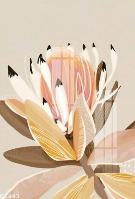 Ảnh gốc File gốc in tranh tổng hợp Q1443 (độ nét cao) in tráng gương