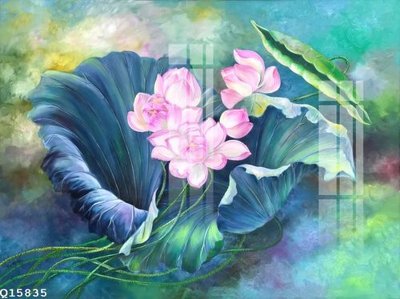 File in lụa File gốc in tranh tổng hợp Q15835 (hoa văn) File gốc in tranh tổng hợp Q15835