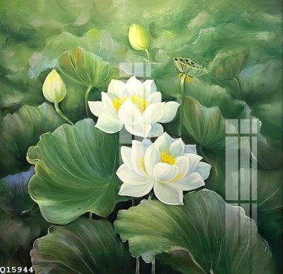 File gốc File gốc in tranh tổng hợp Q15944 (in lụa) tranh mã đáo