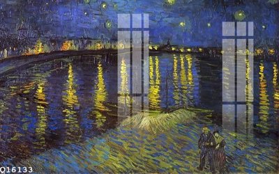 File in mica File gốc in tranh tổng hợp Q16133 (bản gốc) làm vách ngăn