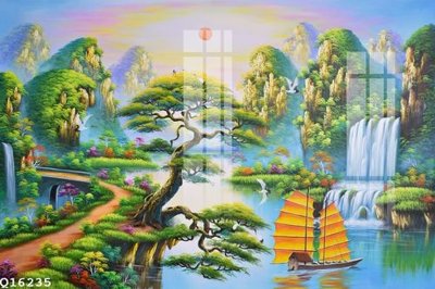 File PSD File gốc in tranh tổng hợp Q16235 (nguyên gốc) chất lượng cao