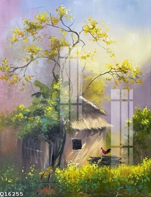 File PSD File gốc in tranh tổng hợp Q16255 (bản gốc) độ phân giải cao