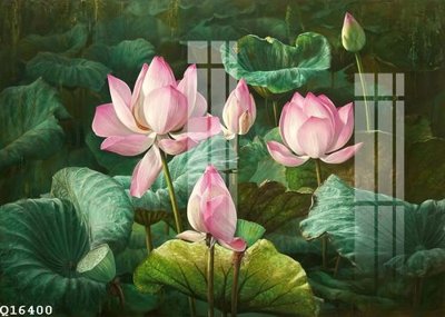 File gốc File gốc in tranh tổng hợp Q16400 (in lụa) tranh mã đáo