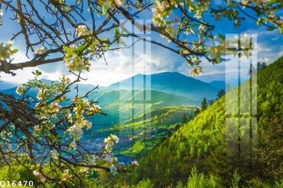 File gốc File gốc in tranh tổng hợp Q16470 (in tráng gương) ốp tường