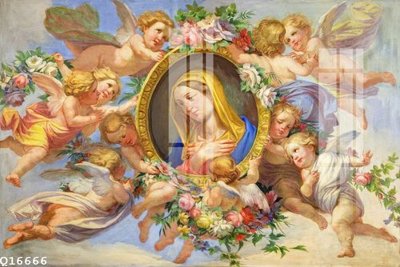 File in trần File gốc in tranh tổng hợp Q16666 (bản gốc) đại dương